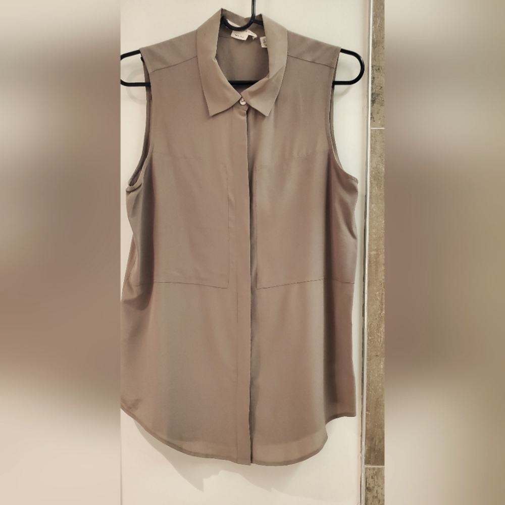 Max Studio silk blouse M